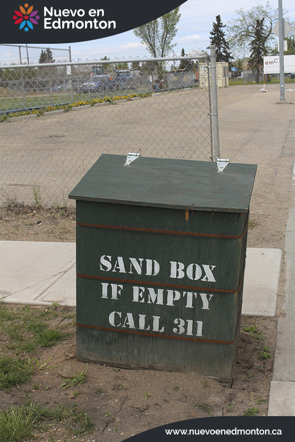Cajas de arena de la Comunidad en Edmonton