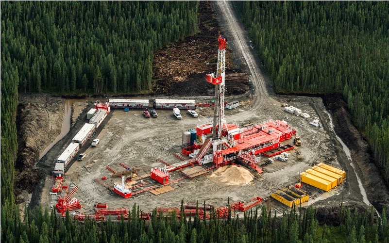 Perforación, Cementación, Cañoneo, puesta en producción de un Pozo Petrolero en Alberta,…